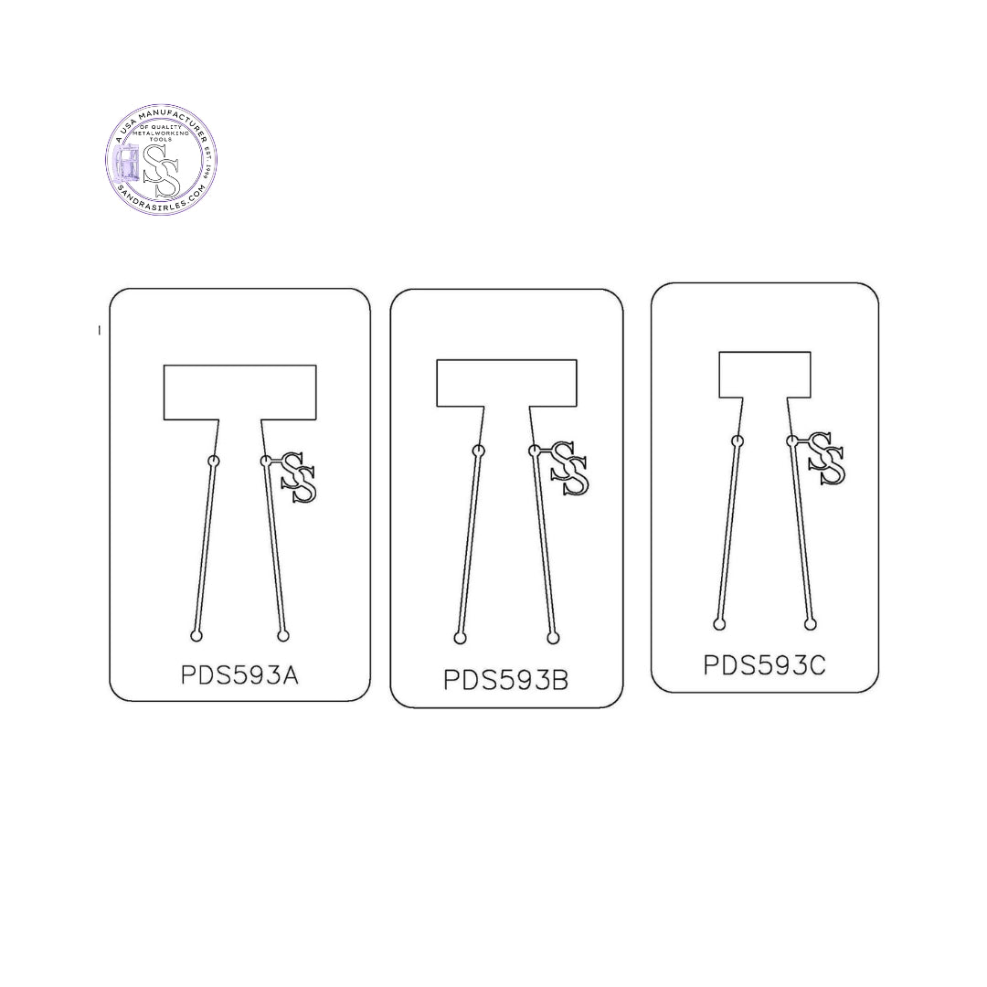 PANCAKE DIE PDS593 SHAPE 93 RECTANGLE
